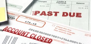 Bills and Debts Picture Indicating Financial Issue