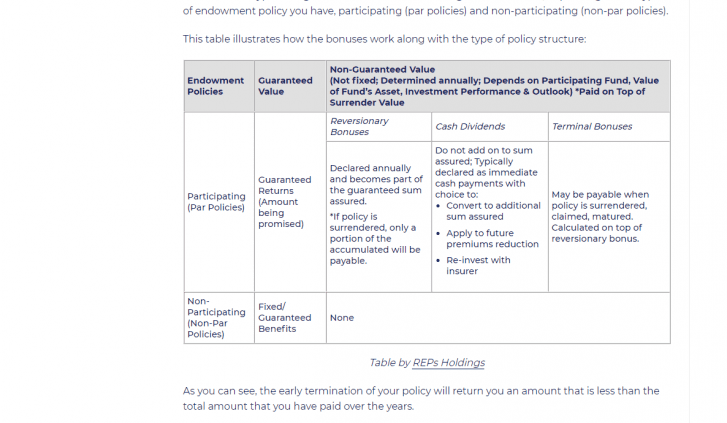 An article on what happens when you prematurely terminate your insurance policy by planner bee for REPs Holdings