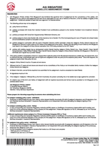 AIA AA Absolute Assignment Form pdf