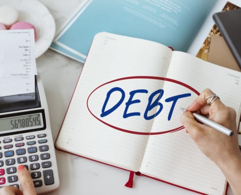 debt obligation banking finance loan money concept
